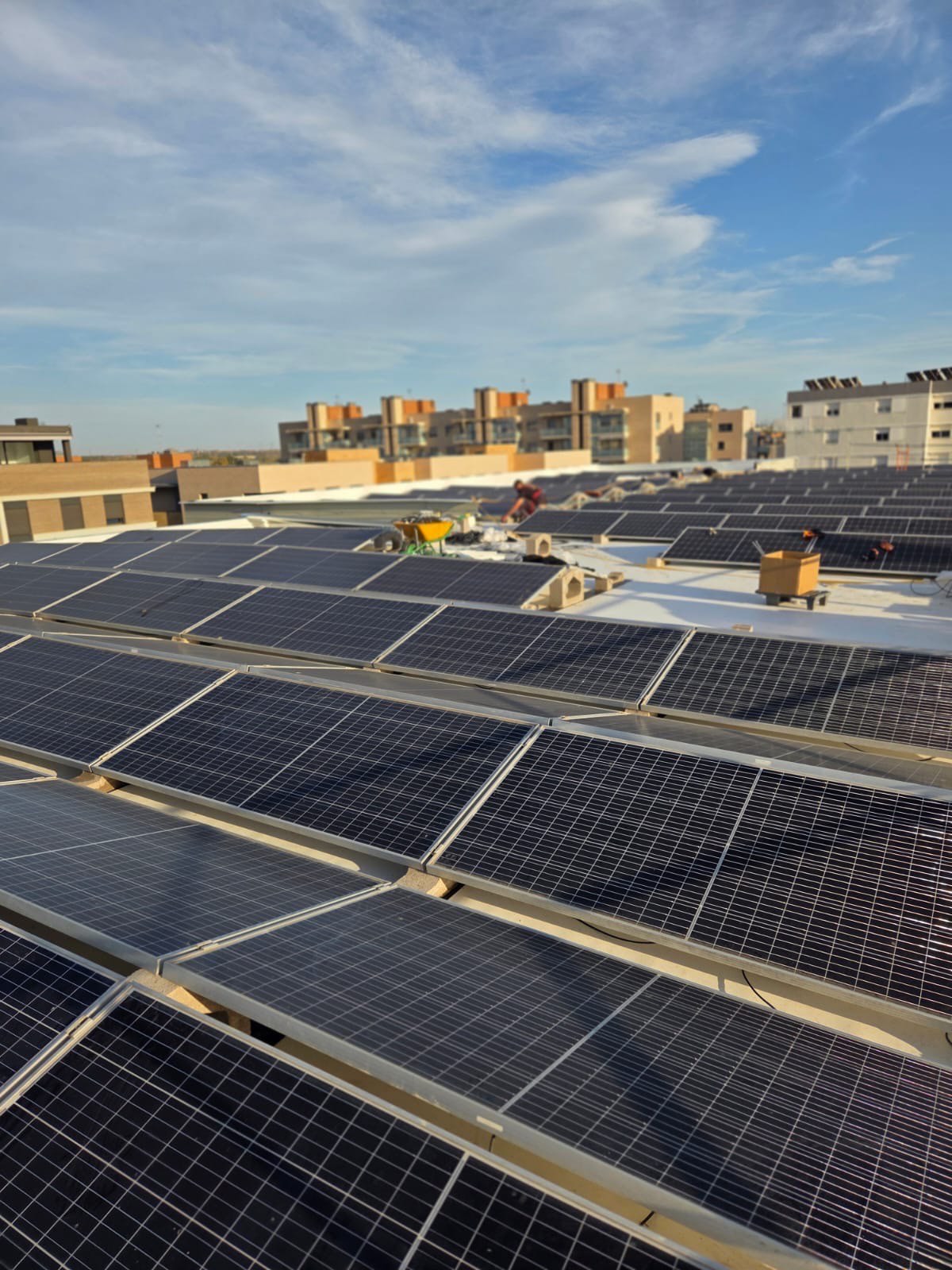 Instalación de placas solares de SICO Energía