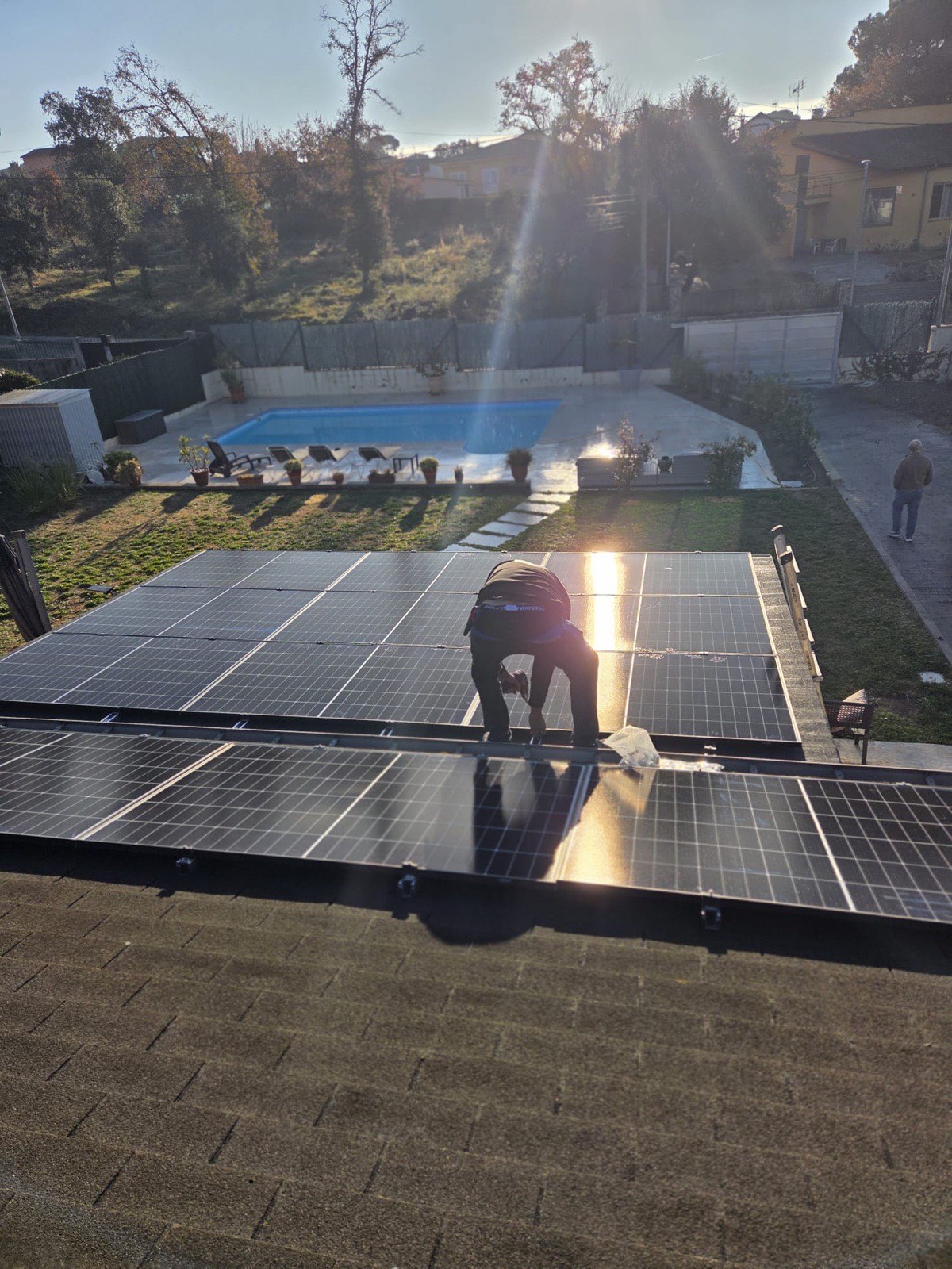 Instalación de placas solares de SICO Energía