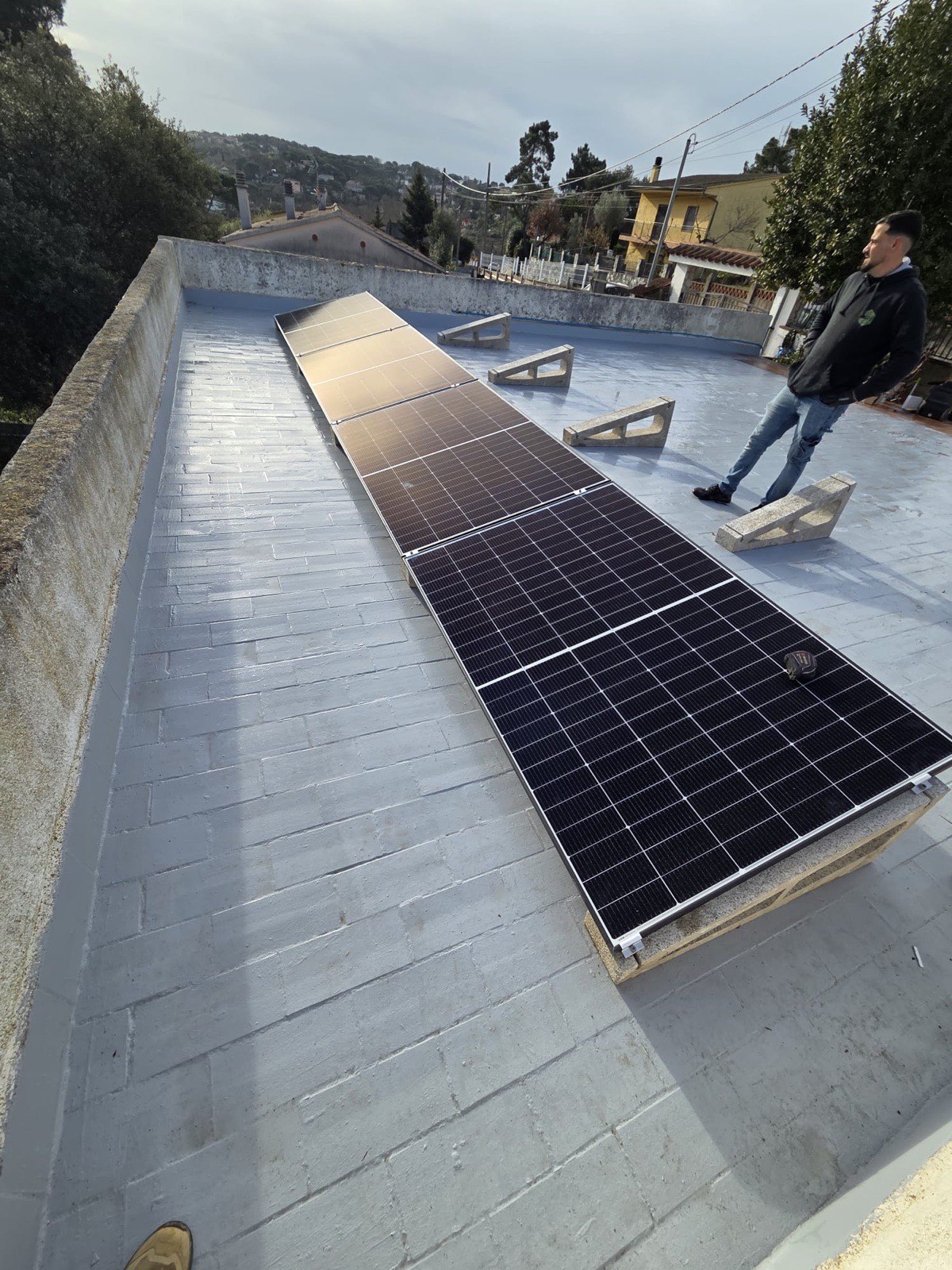 Instalación de placas solares de SICO Energía