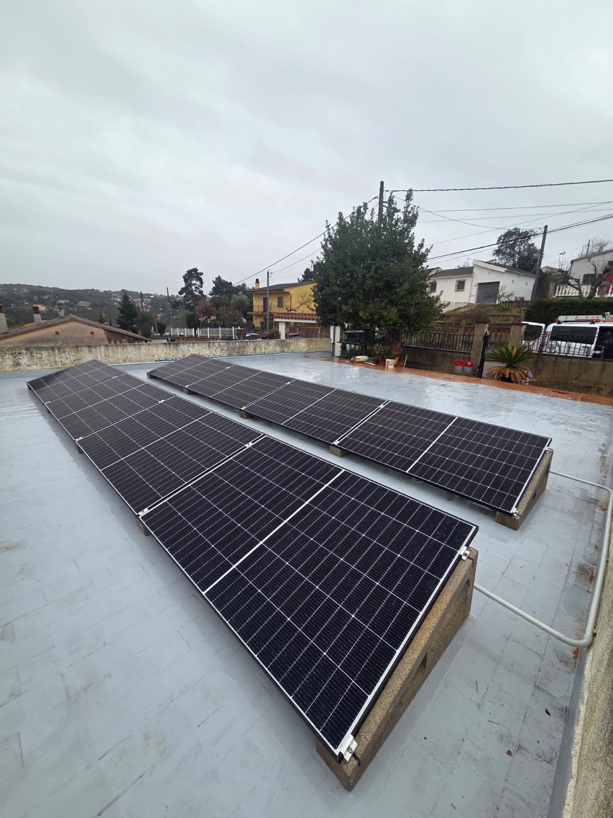 Instalación de placas solares de SICO Energía