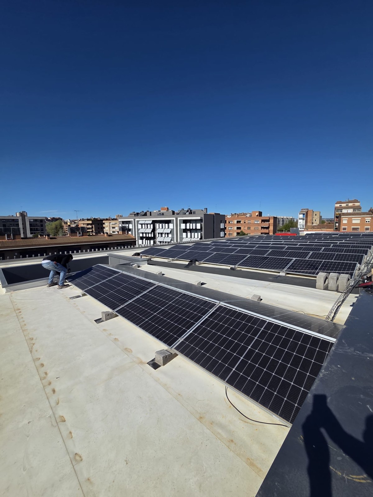 Instalación de placas solares de SICO Energía